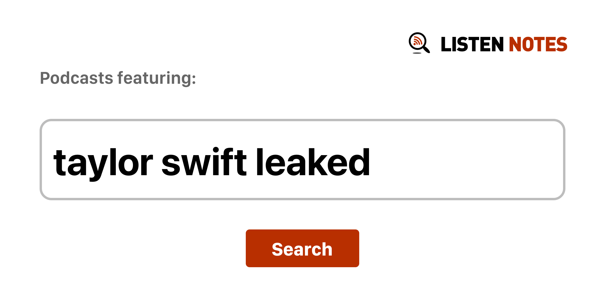 Taylor Swift Leaked - Top podcast episodes